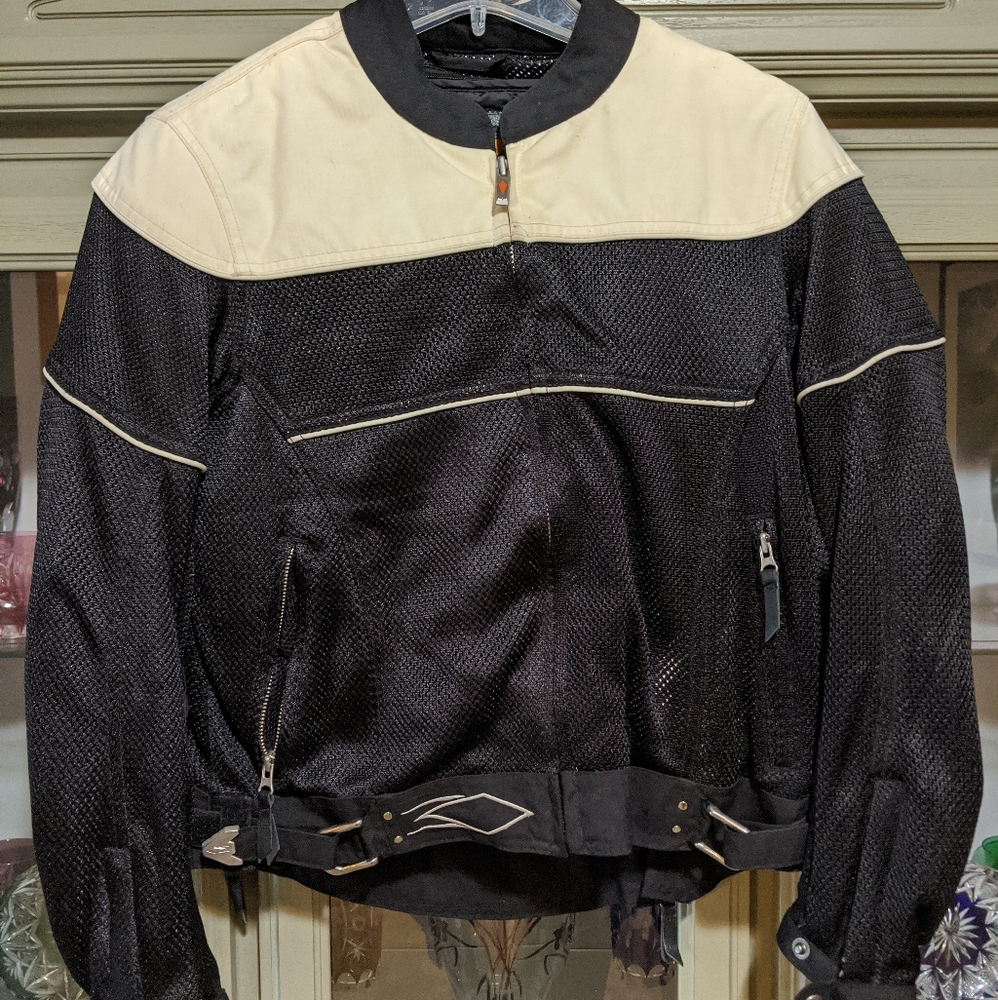 Womens Padded Motorcycle Jacket Medium